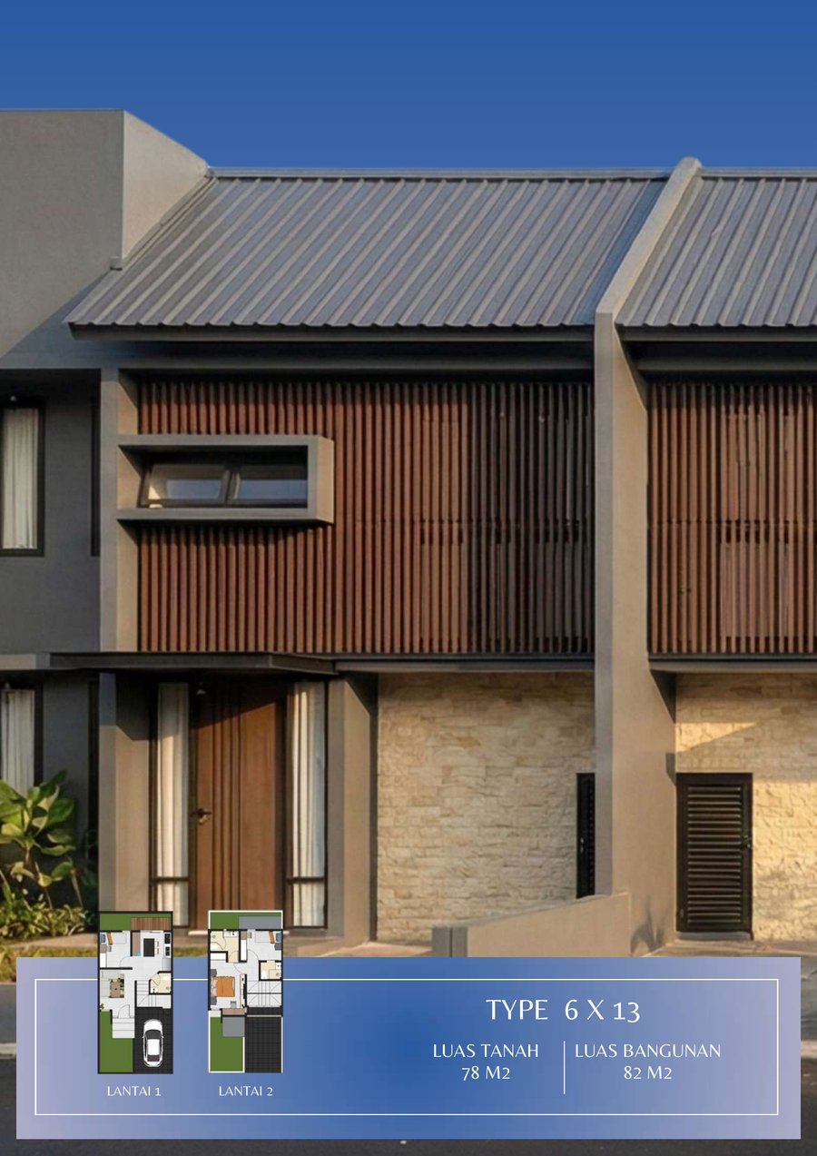 Johor Medina Garden — E-Brosur — Denah Type 6×13