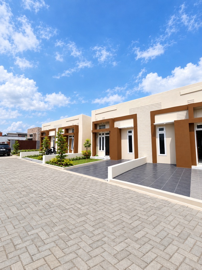 Sentang Residence — Tampak perumahan