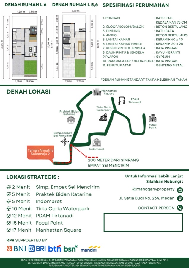 Taman Annafris Sukamaju 2 — Brosur